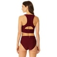 thumbnail image 2 of Coppersuit - Women's Banded Halter Longline Bra Swim Top, 2 of 9