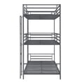 thumbnail image 6 of Maynard Metal Triple Twin Bunk Bed Gunmetal, 6 of 8