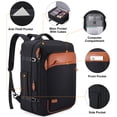 thumbnail image 2 of UKEIN Travel Backpack for Men & Women Carry On Backpack Flight Approved Expandable 42L Waterproof Anti-Theft Personal Item Backpack with Packing Cubes and Shoe Pocket, 2 of 9