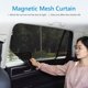 thumbnail image 3 of Cortina Ventana Lateral Malla Protección UV Parasol Ventana Coche Magnética (trasera), 3 of 5