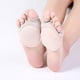 thumbnail image 3 of Calcetines de cinco dedos para mujer, de primavera y verano, finos, de fibra de bambú, con almohadillas para los pies, anticaídas, con puntera abierta y media palma, invisibles, con media, 3 of 5
