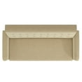 Z by Novogratz Stevie Futon, Convertible Sofa Bed Couch, Ivory Velvet