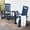 Navy Blue, variant on FOOWIN 3-Piece Outdoor Rocking Chairs Set with Side Table, HDPE Plastic Weather Resistant Porch Rocker, White