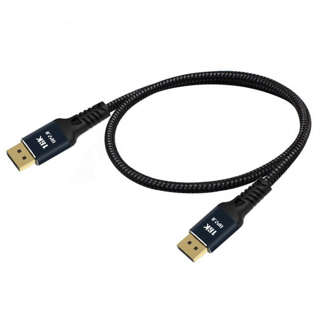 JSER DisplayPort 2.0 DP to DP Cable 16K 60hz Cable 2m Ultra-HD UHD DP 1.4 8K 120hz for PC Laptop TV