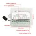 Dc 836V Motor Remote Control Switch 433Mhz Motor Forward Reverse Relay