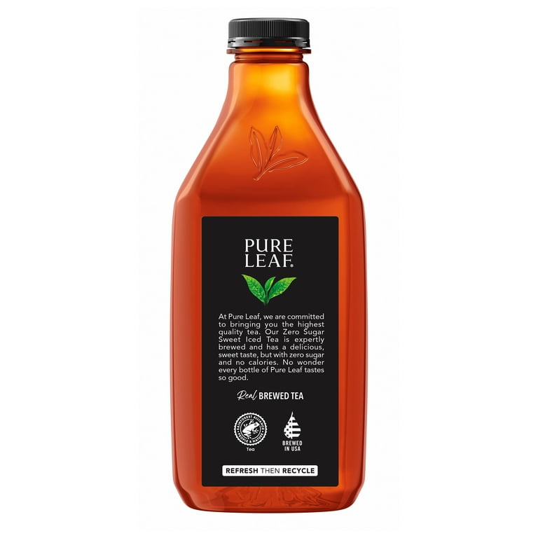 Pure Leaf, Zero Sugar Real Brewed Tea, 64 Fl Oz, Natural