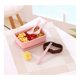 thumbnail image 4 of Bento Box, Caja Bento para Adultos, con Divisor, Sin BPA, A Prueba de Fugas, Apta para Microondas y Lavavajillas, Fácil de Limpiar (Beige), 4 of 5