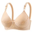 thumbnail image 3 of ALLLIST Solid Women Bras No Wire Beige Bralette Soft T Shirt Lingerie for Women Size 36-43, 3 of 4
