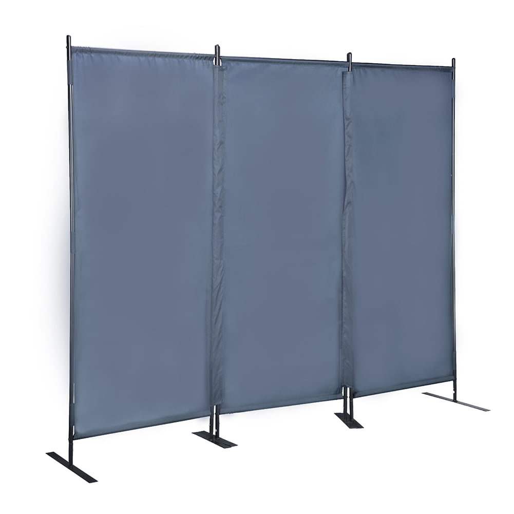 Kadyn 3 Panel Room Divider for Bedroom, 6 Ft Folding Privacy Screen Room Screen for Dining Room, Freestanding Privacy Screen Wall Dividers for Living Room, Office, Gray Kadyn 3 Panel Room Divider for Bedroom, 6 Ft Folding Privacy Screen Room Screen for Dining Room, Freestanding Privacy Screen Wall Dividers for Living Room, Office, Gray