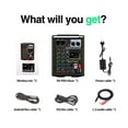 thumbnail image 7 of 99 DSP Effect Mixer 4-channel Portable 48V Phantom Power Monitor DJ Mixing Console for Professional Studio, 7 of 7