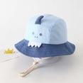 thumbnail image 2 of KPOPLK Unisex Baby Sun Hat UPF 50+ UV Ray Sun Protection Infant Toddler Bucket Hats for Boys Girls Age 1-3 Years, 2 of 7