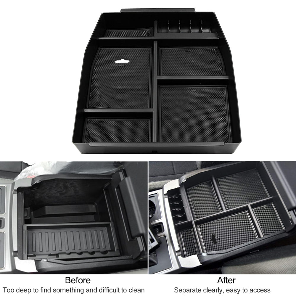 Interior Center Auto Car Armrest Storage Box For Ford F150