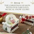 thumbnail image 5 of Spode Christmas Tree Santa Sleigh Winter Wonderland Snow Globe, Plays Soothing Music – Durable Dolomite, Personalized Collectible Holiday Gift & Great for Christmas, Weddings, Home Décor, 5 of 7