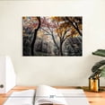 thumbnail image 3 of Elephant Stock Forest Sun Rays Wall Art - Horizontal Canvas Wall Art - Living Room Wall Decor - Nature Canvas - Gray And Black Decor - 12" x 8", 3 of 8
