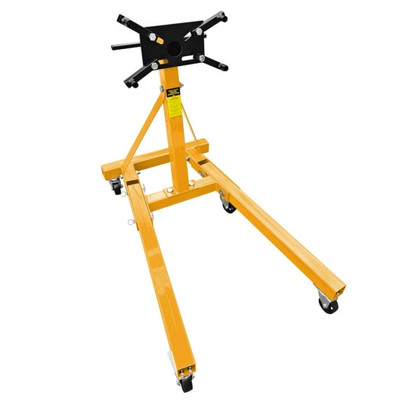 Engine Stand 2000lbs Capacity with 360 Degree Rotation and 6 Casters for Easy Mobility in Auto Repair and Vehicle Maintenance