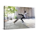 thumbnail image 1 of African American Boy Skating at Park and falling Down, Figurative Stretched Canvas Wall Art by William Perugini Sold by Art.Com, 1 of 5