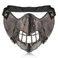 thumbnail image 1 of Máscara bucal de cuero Cosplay River Half Face Máscara protectora deportiva punk (boca de barras de metal) ER, 1 of 5