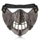 thumbnail image 1 of Máscara bucal de cuero Cosplay River Half Face Máscara protectora deportiva punk (boca de barras de metal), 1 of 5