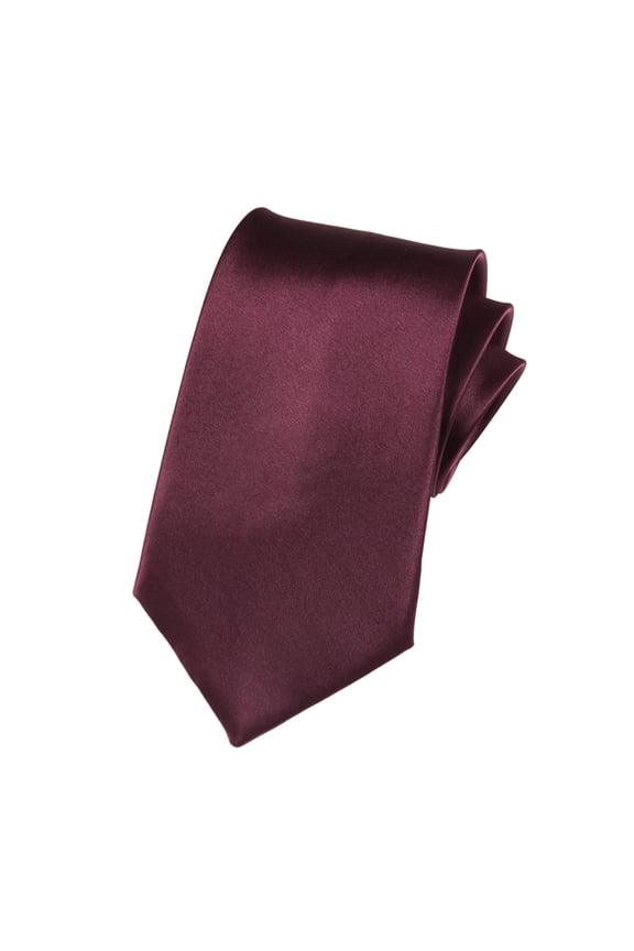 Ties for Men Men's Solid Color Tie Monochrome Polyester Silk Business Formal Wear Casual Multi Occasion Use Black Ties for Men Polyester