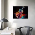 thumbnail image 3 of TIAOTIAOHOU Canavs Wall Art Abstract Violin Painting Galaxy Nebula Picture Art Print on Canvas Colorful Artwork Music Poster Contemporary Classroom Living Room Bedroom Decoration, 3 of 4