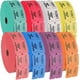 thumbnail image 1 of Juego completo de entradas para eventos de rifa, 8 colores, 8 rollos de 2000, 1 of 6