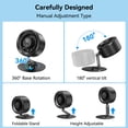 thumbnail image 3 of Alichome Desk Fan, Rechargeable Air Circulator Fan with Turbo Airflow, 5 Speeds, Digital Display, Metal-Stand Table Fan with 360° Rotation and 180° Tilt Adjustment, Suitable for Home, Office, Travel, 3 of 10