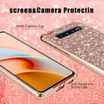thumbnail image 5 of Compatible with Samsung Galaxy S10 Case, Glitter Sparkly Samsung S10 Phone Case with Slim Silicone Shockproof Protective Bumper Cover for Cute Girls Women (Rose Gold), 5 of 14