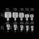 thumbnail image 4 of 100pcs Full Cover Toenail Tips - Press-On Nail Art Fake Nails for Toes - 10 Sizes Nail Extensions with Storage Box, 4 of 5