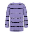thumbnail image 4 of Patlollav Winter Fall Womens Solid Button Fashion Round Neck Comfortable Long Sleeve Tops, 4 of 6