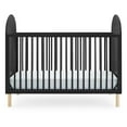 thumbnail image 3 of Delta Children Reese 4-in-1 Convertible Crib - Greenguard Gold Certified, Ebony/Natural, 3 of 16