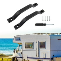 RV accessories door handle armrest black door handle with screws for RV camper
