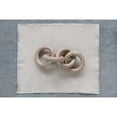 thumbnail image 3 of Creative Co-Op Mango Wood Carved Chain, 4 Rings, 3 of 5