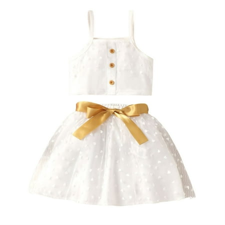 

Baby Girls Casual Clothes Outfit Solid Color Sleeveless Top Elastic Short Pants Short Set 2Pcs Baby Fashion Dailywear Child Clothing