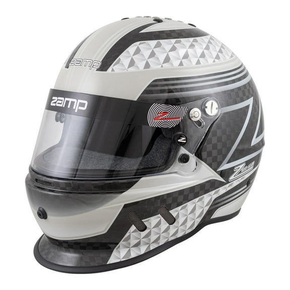 Zamp RZ-65D Carbon SA2020 Helmet, Black/Gray, Medium