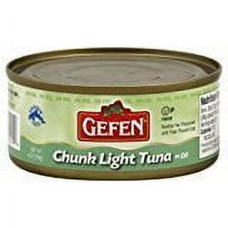Gefen Chunk Light Tuna In Oil 6 Oz. Kosher for Passover Pack Of 6