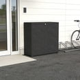 thumbnail image 6 of LEDMOMO Black Plastic Garage Cabinet Weather Proof and Space Efficient Design, 6 of 10