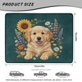 thumbnail image 7 of DISNIMO Universal Car Trunk Mat All Weather Heavy Duty Cargo Liner Floor Mat Non-Slip Scratch-Proof Pet Cargo Cover Suitable for Most Car Models, Golden Retriever Sunflower Print, 7 of 7