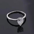 thumbnail image 3 of solitaire jewels 2.25CT Pear Moissanite Solitaire Engagement Ring For Women, 10K Rose Gold, 3 of 9
