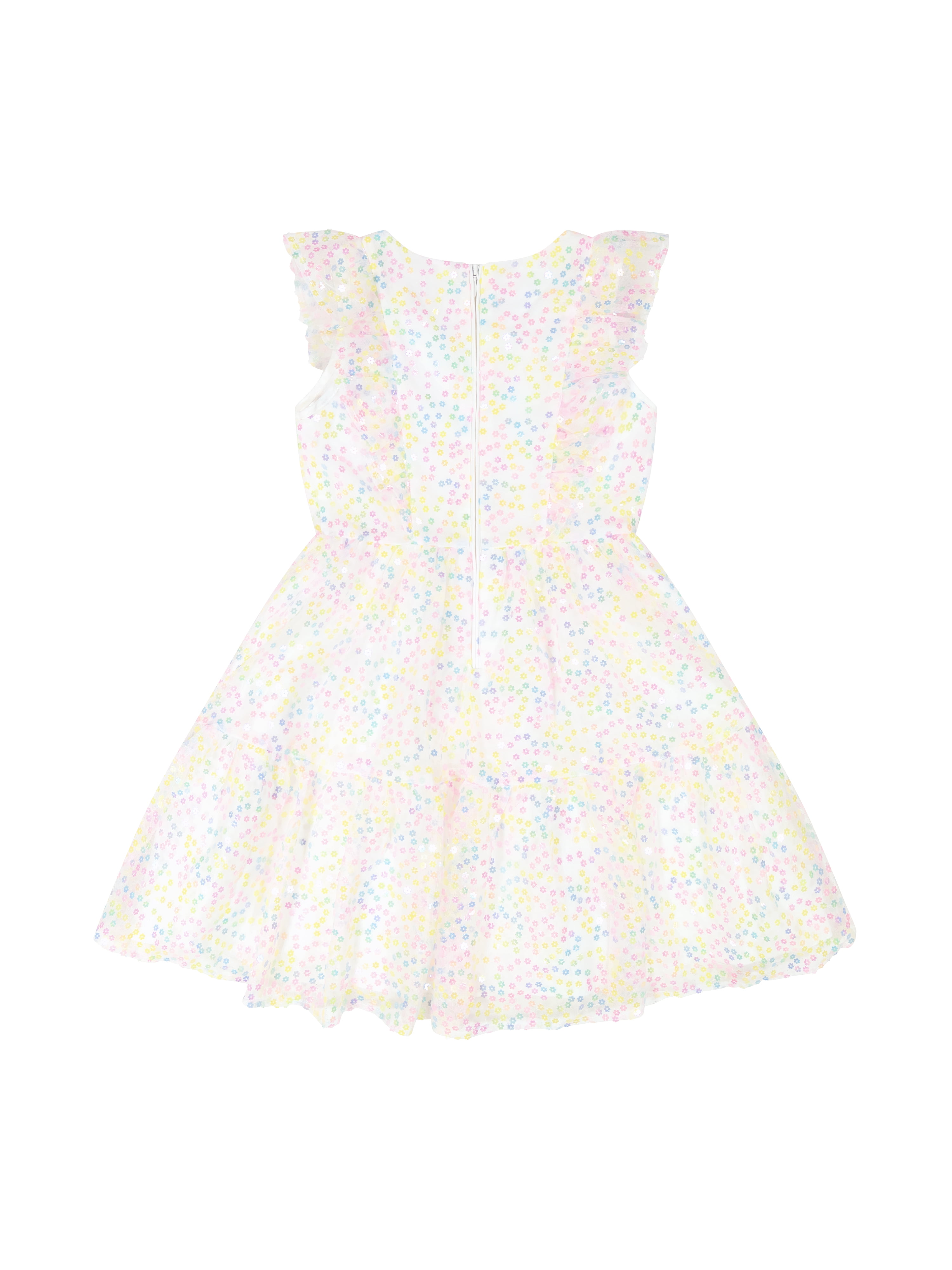 Kensie Girl Sleeveless Sequin Dress with Ruffles, Sizes 4-16