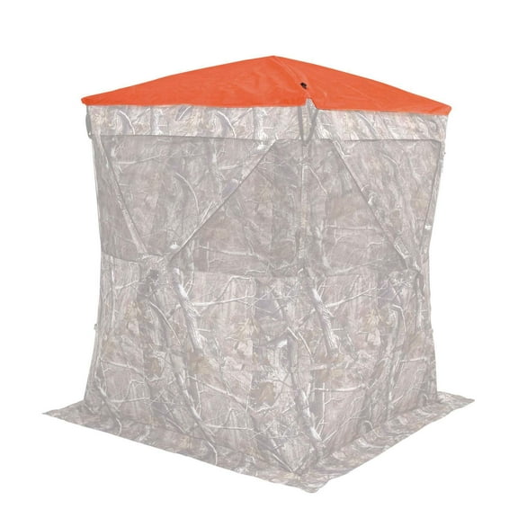 AMERISTEP Hub-Style Blaze Orange Cap | Durable Lightweight Packable Safety Cap for Hunting Ground Blinds