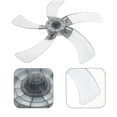 thumbnail image 4 of 1 Set Outdoor Fan Blade Replacement Fan Blade Replacement Fan Blade Replacement Fan Blade Plastic Fan Blade 5-Blade Fan Replacement, 4 of 6