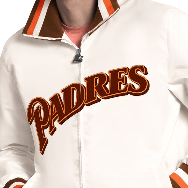 Men's Starter White San Diego Padres The Captain Cooperstown Logo