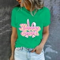 thumbnail image 1 of EGNMCR Chandail de Pâques à Manches Courtes pour Femmes, Imprimé de Pâques, T-shirt à Col Rond pour Femmes, Mode et Confortable, Haut pour Femmes, Haut/chemise à Manches Courtes à Col Rond pour Femmes, T-Shirts pour Femmes, 1 of 7