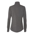 thumbnail image 3 of J. America Women's Omega Stretch Terry Quarter-Zip Pullover, Style 8433, 3 of 3