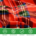 thumbnail image 6 of Gogreen King Duvet Cover Floral, Soft & Breathable Microfiber 3 Pieces King Bedding Sets, Pattern King Comfy Duvet Cover, with Zipper Closure (Red Plaid, King), 6 of 9