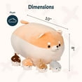 thumbnail image 4 of PixieCrush Stuffed Dog Toy - Cute Plushies Shiba Inu Mommy with 4 Puppies - Adorable Plush Pillow for Imaginative Play - Puppy Surprise Soft Animal Toy Set for Girls - Stuffed Animals for Ages 3-8, 4 of 7