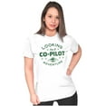 thumbnail image 3 of Alien Believer UFO Hunter Copilot Womens Slim Fit Graphic Tee Brisco Brands M, 3 of 5