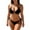 #261-Black, variant on Women's Two Piece Cut Out Swimsuit, Solid Color Back Tie Bikini Set with Soft Cup, Fashion Beachwear for Vacation, Pool Activities and Summer Holiday Gift