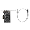 thumbnail image 1 of PCIe 1X to 3 Port Firewire 1394A Dual Chipset Card Support 1440x1080 800Mbps Expansion Card for Windows, 1 of 4