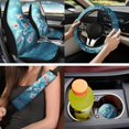 thumbnail image 4 of KUIFORTI Turtle Floral Car Seat Covers All-Season Protection 14 Pack Automotive Rear Front Seat Protector Arm Rest Cover Car Non Slip Breathable Universal Fit Cars SUV Trucks, 4 of 7